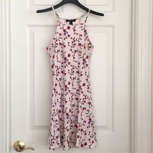 Forever 21 Dress S Lavender Floral Sundress Fit and Flare Sleeveless